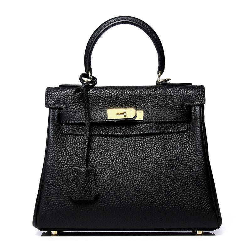 Высококачественная женская сумка из натуральной кожи, фирменный дизайн, большая вместимость, сумка через плечо