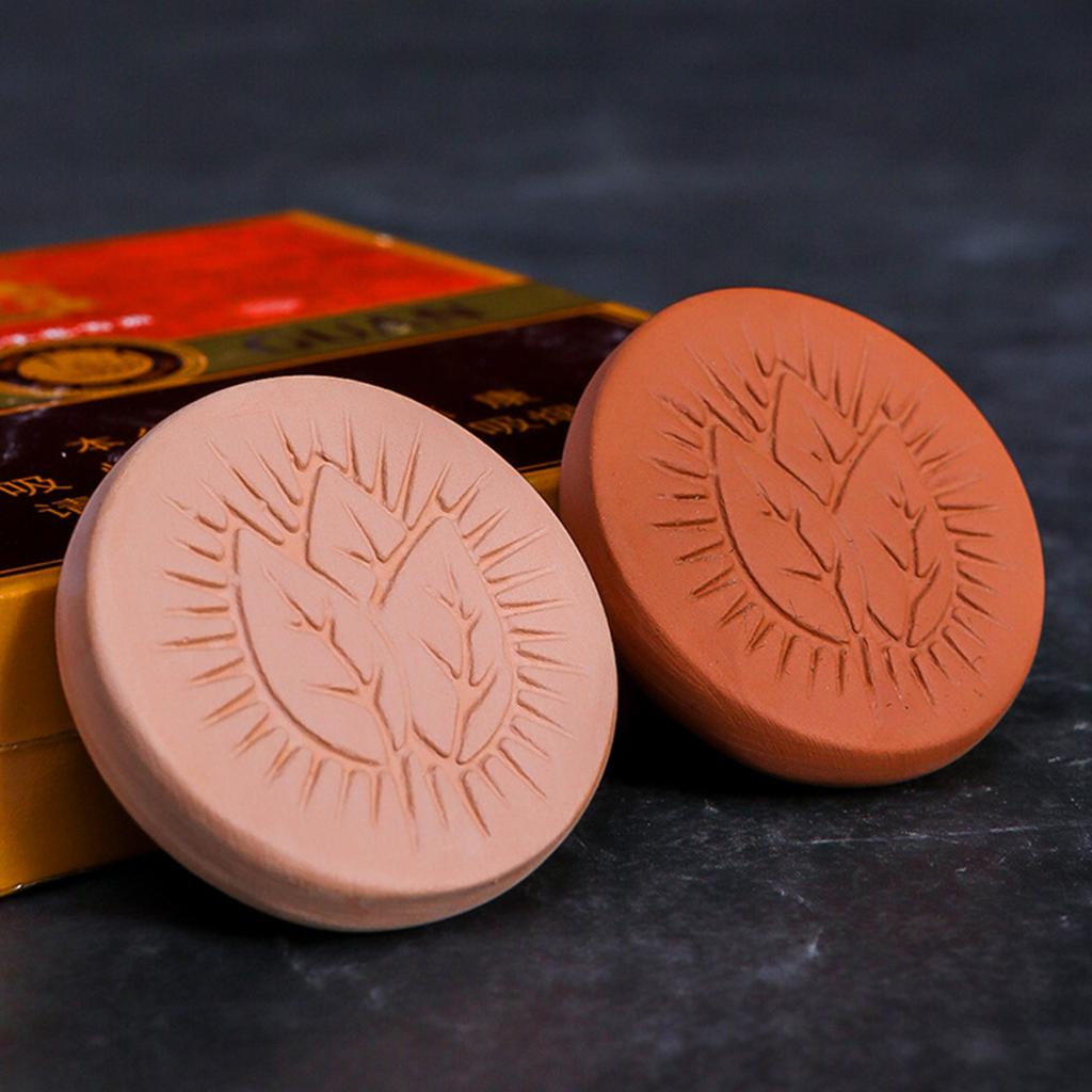 Small Round Moisture Bar Smoke Cigars Humidifier Terracotta Humidifying Stone for Storage Maintain Moisture Level