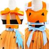 2PCS Halloween Costume Performance Costume Party Festive Atmosphere Dress Daily Princess Dress Sleeveless Headband Accessories