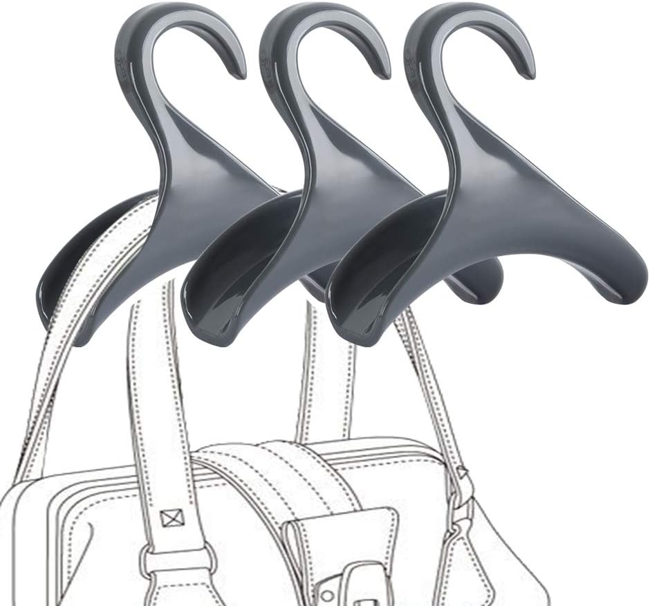 Многофункциональный органайзер для сумок, вешалка, крючок, прочный, на штанге для шкафа, подвесная стойка для хранения шляп, шарфов, платков, галстуков