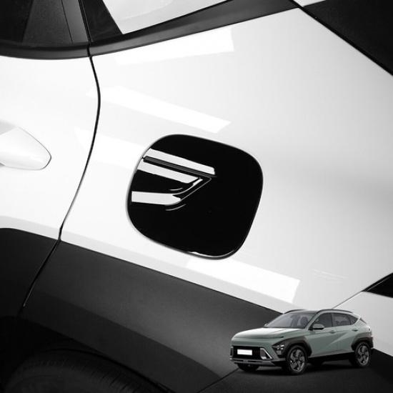 Fuel Filler Door Gas Tank Cap Cover Trim For Hyundai Kona 2024-2025 Accessories