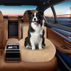 Мягкое моющееся автомобильное сиденье для собак, бустер для домашних животных с поводком безопасности, плюшевая бархатная переноска для щенков, кровать для путешествий в машину для маленьких, средних и больших собак