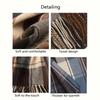 New Style Melard Scarf for Women, Suitable for Autumn And Winter, Korean Version, Versatile High-End Checkered Shawl, Couple'S Neck Warmer for Men