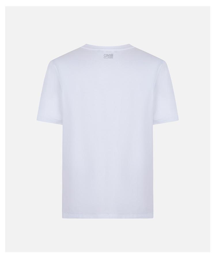Exquisite rhinestone classic minimalist solid color elastic comfortable men's short-sleeved T-shirt