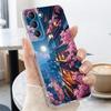 Чехол с принтом «Пляж и побережье» для Samsung A57 S26 Ultra A37 A17 A56 A36 A26 A16 A55 A35 A25 A15 A54 5G S21 FE S22 S23 S24 S25 Plus Прозрачный мягкий чехол из ТПУ