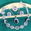European and N Luxury Retro Pendant Women's High-end Jewelry Set Ring Accessories