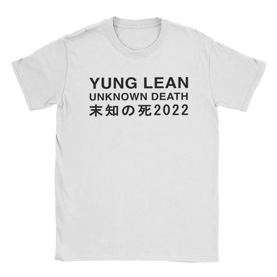 Повседневный мерч Yung Lean Unknown Death 2002 Футболка мужская с круглым вырезом хлопковая футболка альбомный тур футболка с коротким рукавом подарок одежда