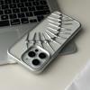 3D Чехол-скелет с полыми элементами для рассеивания тепла для iPhone 16 15 14 13 12 11 Pro Max Ударопрочный Матовый Мягкий Силиконовый Чехол