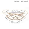 Makeup party mesh pearl mask, European and American fashion exaggerated nightclub party rhinestone mask