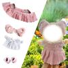 15 Cm Plush Doll Clothes ,Duck Toy Accessories, Dress Up Costumes Fashion Girl Gift