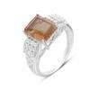 Серебряное кольцо с Султанит султанитом 4.122ct, вес изделия 3,7 гр (2163848)