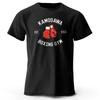 Oversized Fitness Boxing GYM T-Shirt KBG Print Anime Graphic Tees For Unisex O-Neck Tshirt Motorcycle Cotton Tshirt