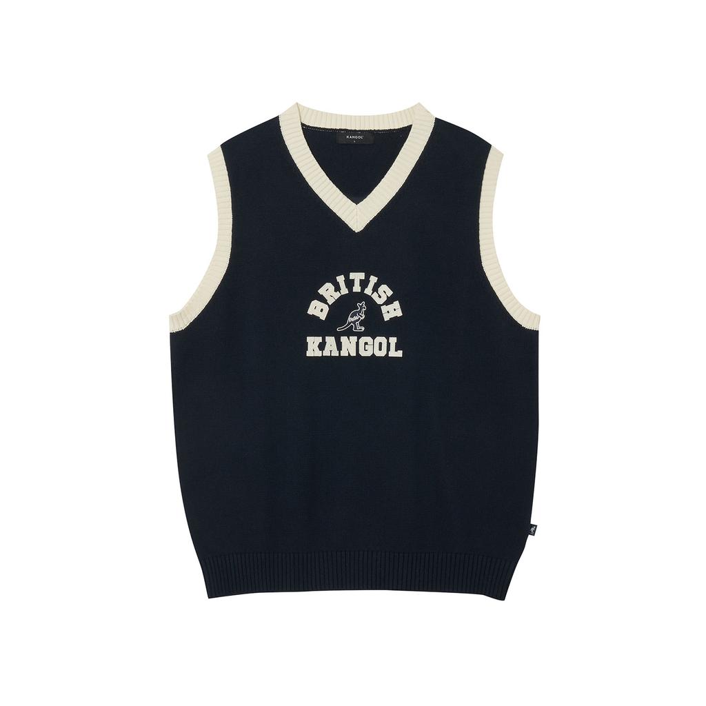 KANGOL New Beginning Knit Vest 1897 Navy