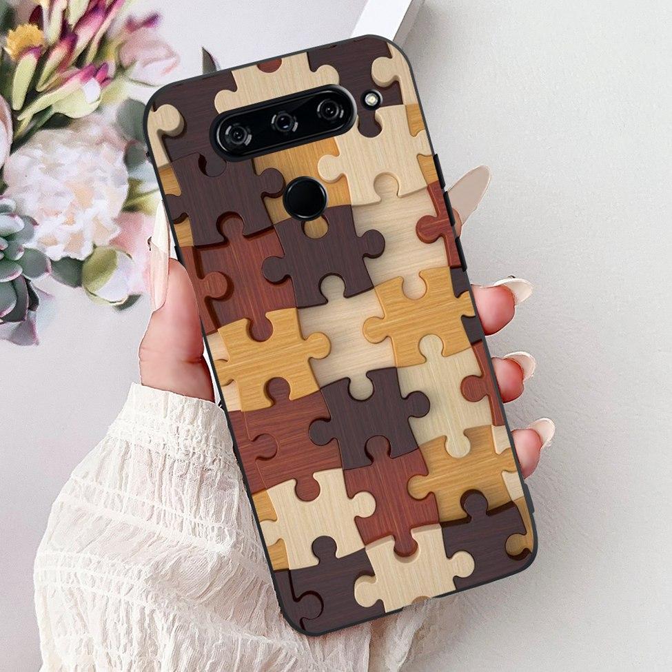 Чехол For LG V40 ThinQ Чехол-крышка Силиконовый Роскошный Модный Милый Кот Крутой Ударопрочный Бампер Корпус Для LG V405 LM-V405 LM-V409N
