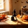 Xiaomi Halloween Desktop Decoration Fantasy Little People Cooking Witch Modern Style Display Piece Home Gift Table Decoration