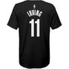 Детская дышащая спортивная футболка с коротким рукавом с логотипом NBA Brooklyn Nets Kyrie 11 Детский топ Черный 3Z2B711F1-NYNKI