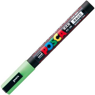 Mitsubishi Pencil Posca Fine Round 10 ручек на водной основе, кончик, наконечник, PC3M.5, желто-зеленый,