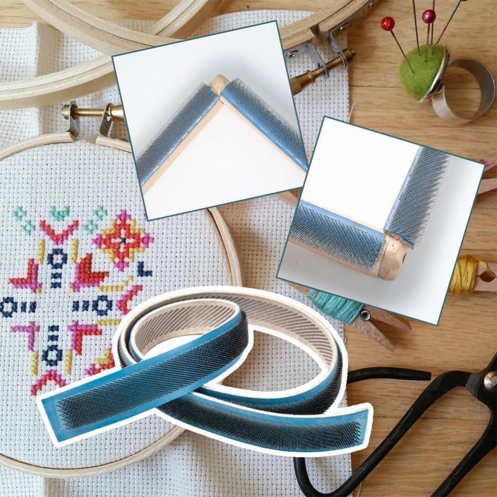 Полосы захвата для коврика с иглой из нержавеющей стали, легко использовать для изготовления рамных ковров