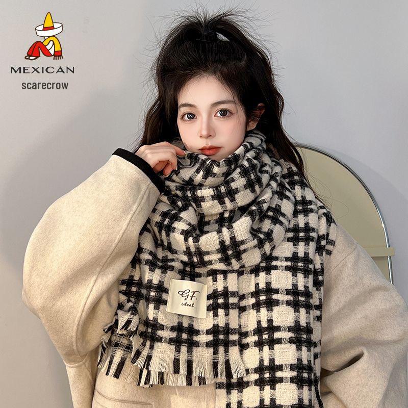 Unisex Luxury Thick Imitation Cashmere Scarf