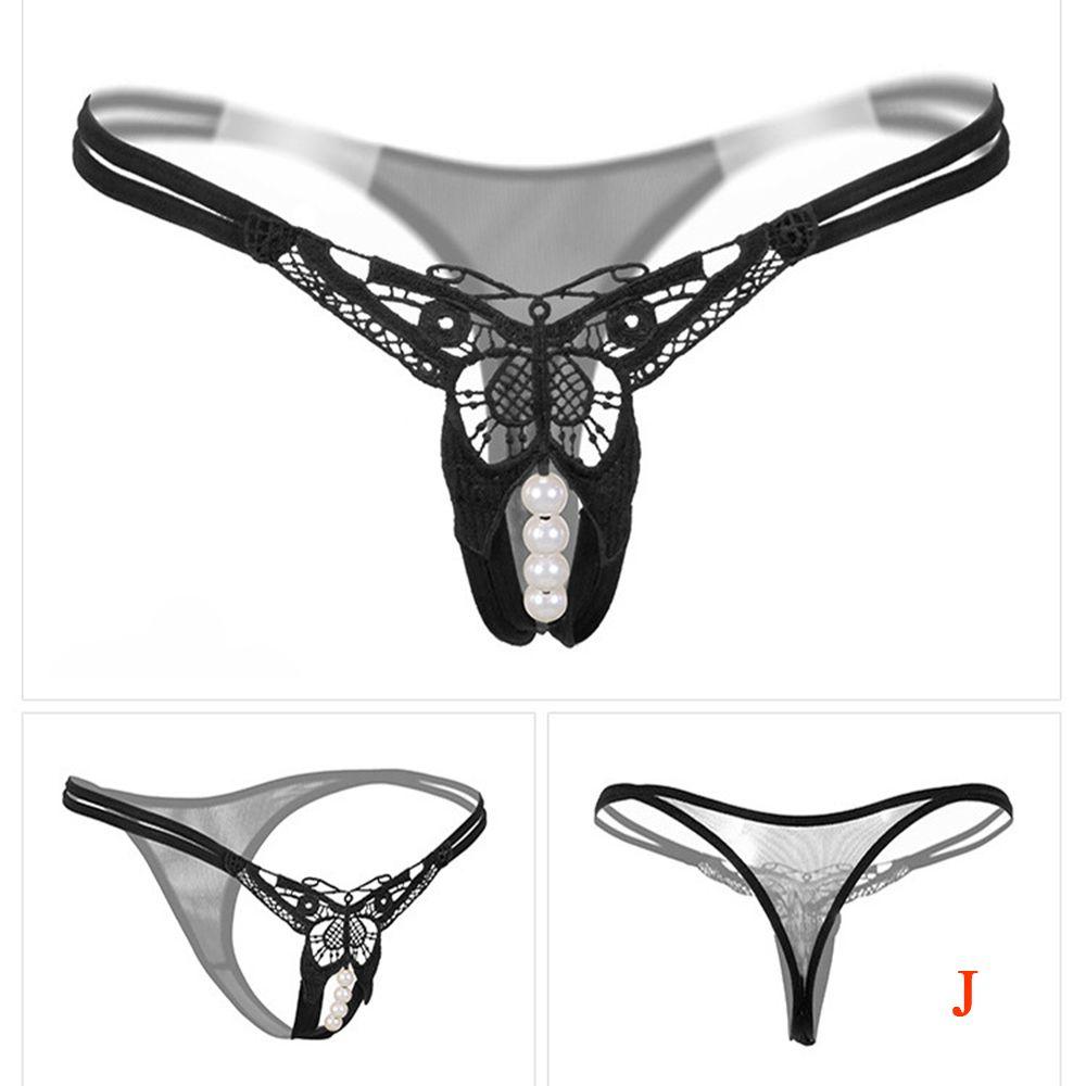 Hot Young Girls Thong Embroidery Lace Hollow Massage Panties Underwear T-back Panties Lingerie
