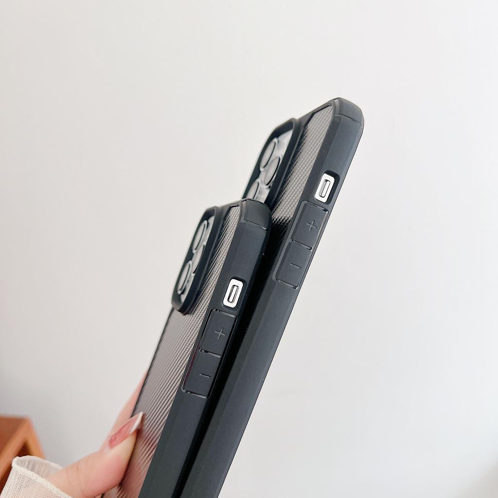 Подходит для iPhone 16 Чехол для мобильного телефона из углеродного волокна Apple 15 Кевлар Матовый процесс 14 Защитная крышка