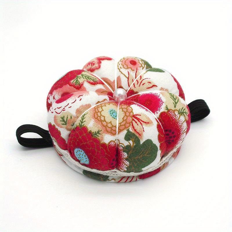 Подставка для иголок в форме тыквы, набор для шитья, булавка для рукоделия, эластичная подушечка для запястья