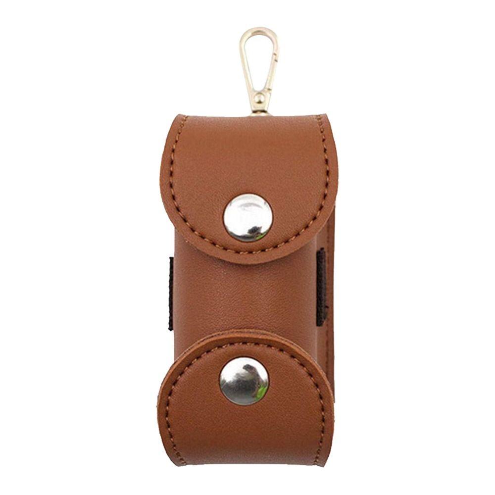 Маленький чехол для хранения мячей для гольфа, поясная сумка из ПУ кожи, портативные мини-сумки для хранения мячей, для мужчин и женщин