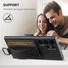 SUTENI H13 For Samsung Galaxy S24 Ultra Case Litchi Texture Phone Cover with Kickstand Card Holder