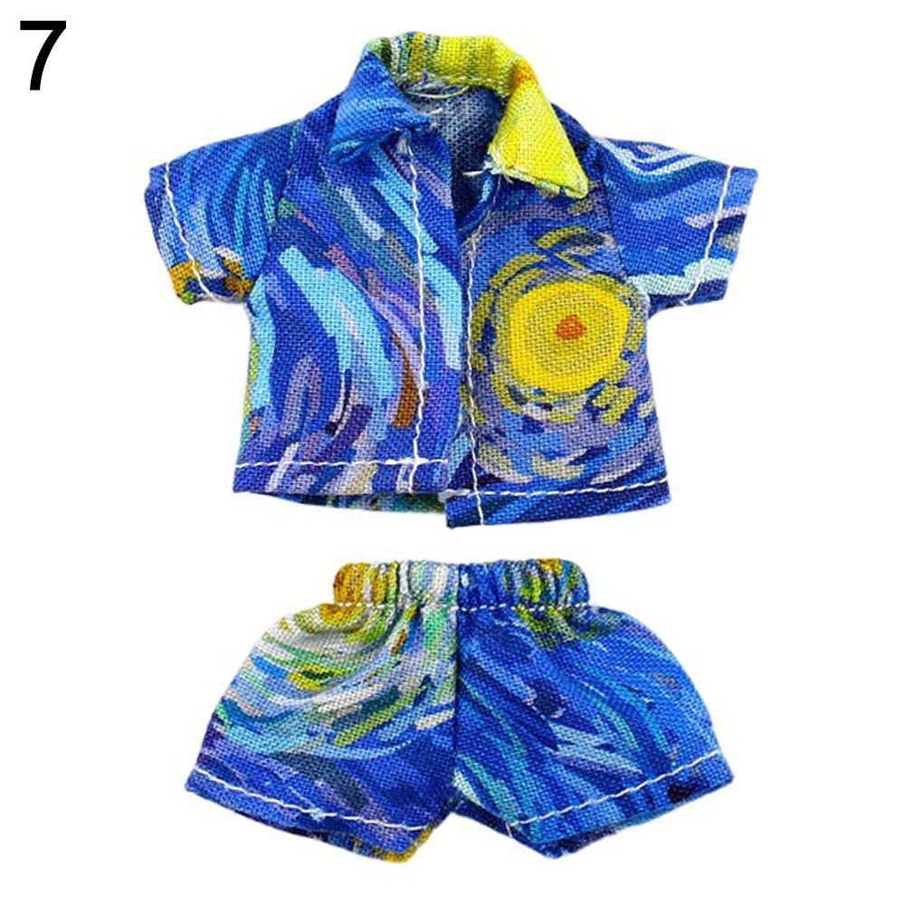 Кукольная одежда для ob11 Повседневная одежда Рубашки Кукольная одежда Футболка для кукол Топы Летняя футболка Шорты