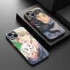 Подсветка bl Аниме Для iPhone 16 15 14 13 12 11 Pro Max X XS MAX Plus Полупрозрачная Черная Чехол для Телефона