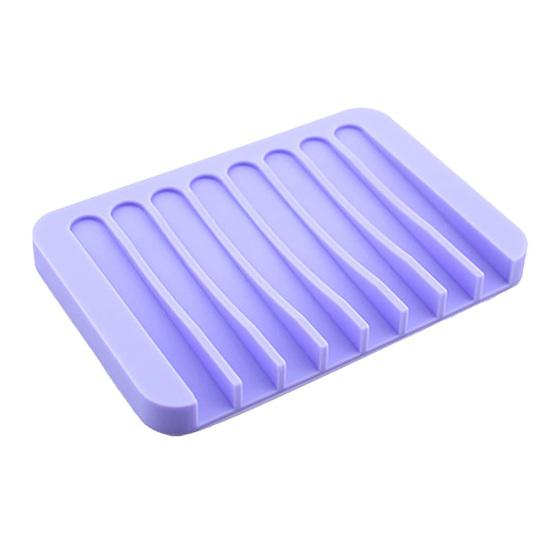 Противоскользящий силиконовый держатель для мыла для домашней ванной комнаты, поднос для хранения, тарелка для посуды