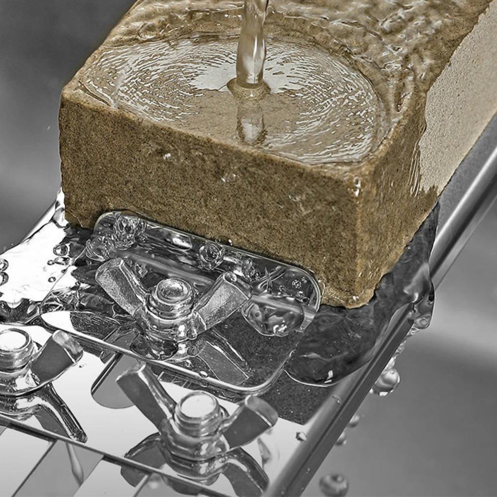 Нержавеющая сталь Нескользящий Держатель для точилки для ножей Инструмент Выдвижная основа для точильного камня Регулируемые бытовые принадлежности Кухонные гаджеты