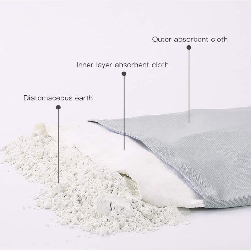 (Homlly Soft Diatomite Floor Bath Mat with Washable Cover (Design) (X2PCS)