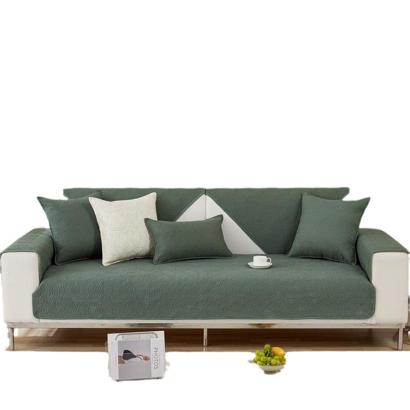Universal High-Density Cotton Sofa Seat Cushion In Autumn And Winter, Non-Slip And Dustproof, Simple And Light Luxury Sofa Cover Cover Cloth Towel
