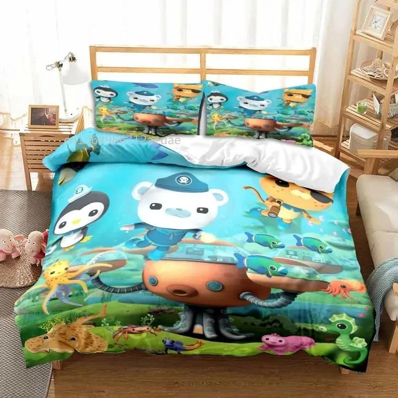 Comforter The Octonauts Cartoon All Season Twin Bedding Set 3 Piece Comforter Set Bed Double King Comforter
