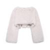 Womens Faux Fur Short Sweatshirt Street Style Long Sleeve Coat Winter 2026