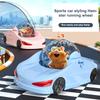Hamster Small Pet Toy Car Funny Small Pet Hamster Toy Car Cute Hamster Interactive Sports Car Silent Fitness Wheel Toy Vehicle