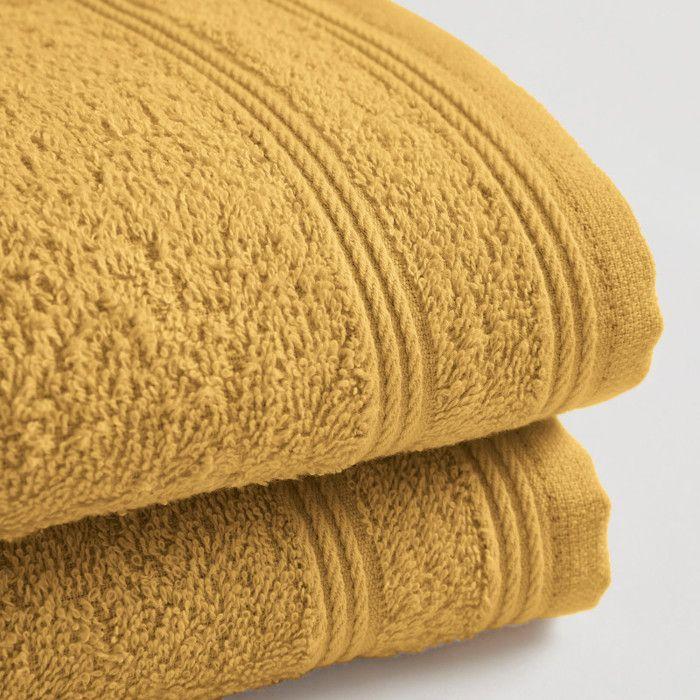 Set of 6 "Spa" Terry Guest Towels 30 X 50 Cm / 400 Gr/m² - "Spa" Corn Yellow
