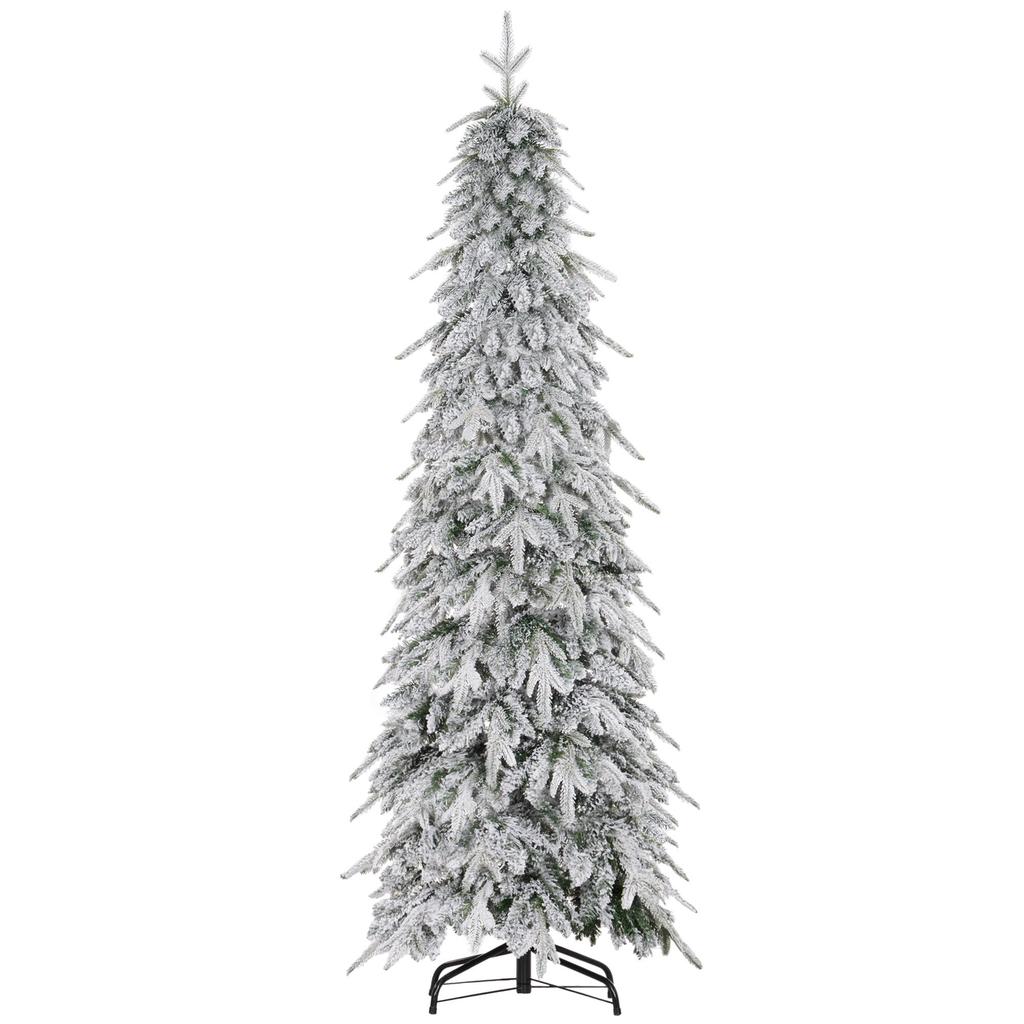 6ft Snow Covered Unlit Artificial Christmas Tree