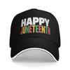 Juneteenth Day  June th African American Pride Accessories Unisex Women Baseball Cap  Dad Hat Classic Daily Headwear Sun Cap