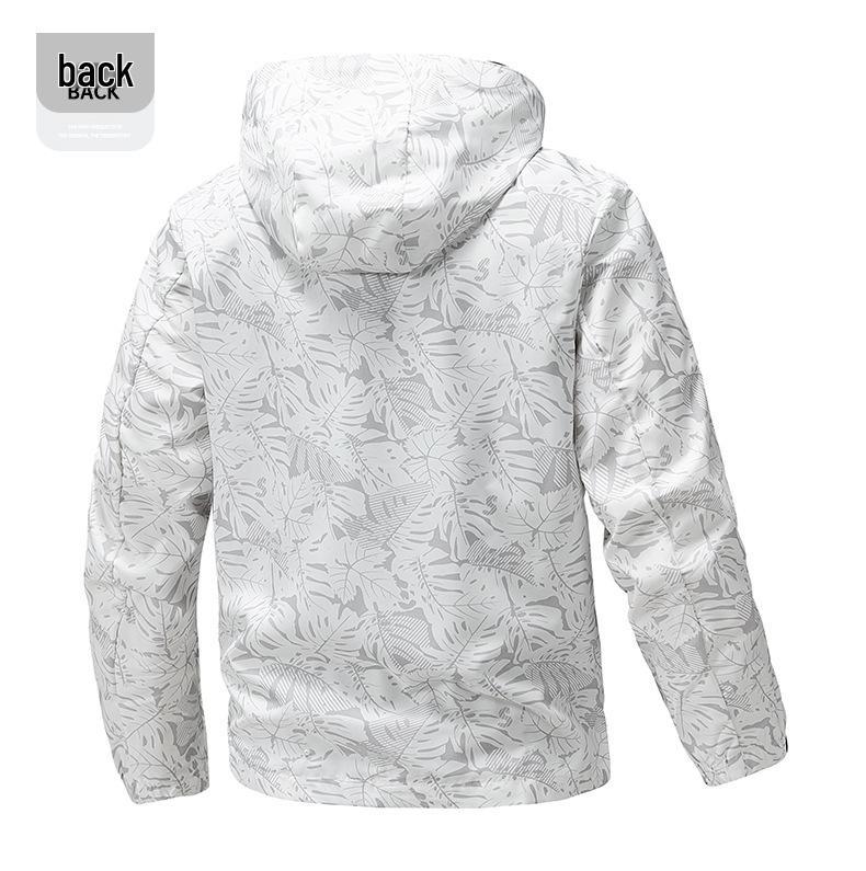 Men's Camouflage Windproof Waterproof Spring/Autumn Hiking Jacket - Outdoor Workwear for Couples