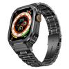 Mod Kit Stainless Steel Strap+Metal Case Ultra 49mm For Apple Watch Series 8 7 6 5 SE 45mm 44mm 40mm 41mm Modification Band