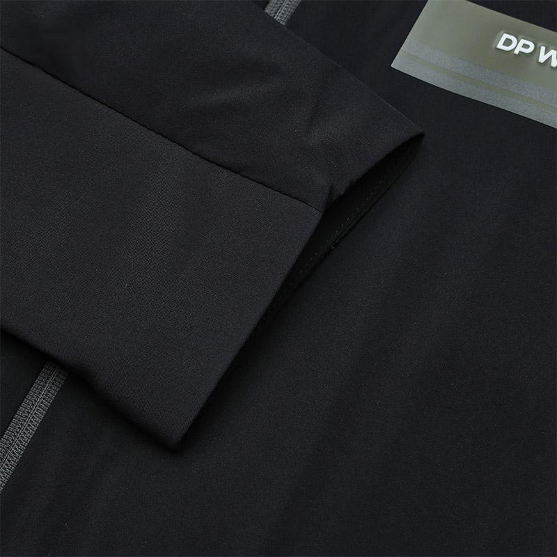 Fila Golf Series Comfortable Warm Versatile Stand Collar Goose Down Jacket Men Jacket Deep-Black A11M445925F-BK