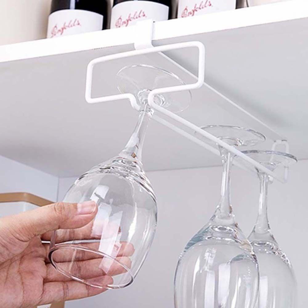 Decorative Goblet Kitchen Cabinet Organizer Stemware Holder Cup Hanger Hanging Rack Wine Glass Rack