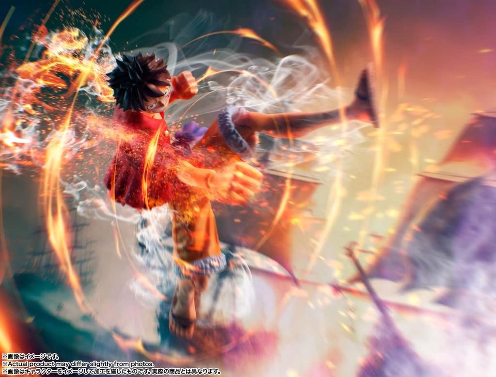 TAMASHII NATIONS ONE PIECE Monkey Luffy Onigashima Invasion 145 мм ABS ПВХ окрашенная подвижная фигурка SHFiguarts D. - - приблизительно. &