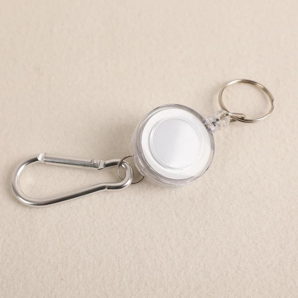 Выдвижной стальной шнур, катушка, брелки, пружинная пряжка, застежка, веревка, брелок для ключей, держатель для удостоверения личности, спортивный несколько инструментов