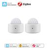 Мини PIR-датчик движения Home Assistant Zigbee, пассивный инфракрасный датчик тревоги безопасности, работает с EWelink Zigbee2MQTT