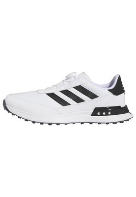 Adidas Golf S2G SL Boa 24 Обувь для гольфа Размер 3E Мужская обувь, Белый/Основной черный/Обувь Белый, 25,5 см,