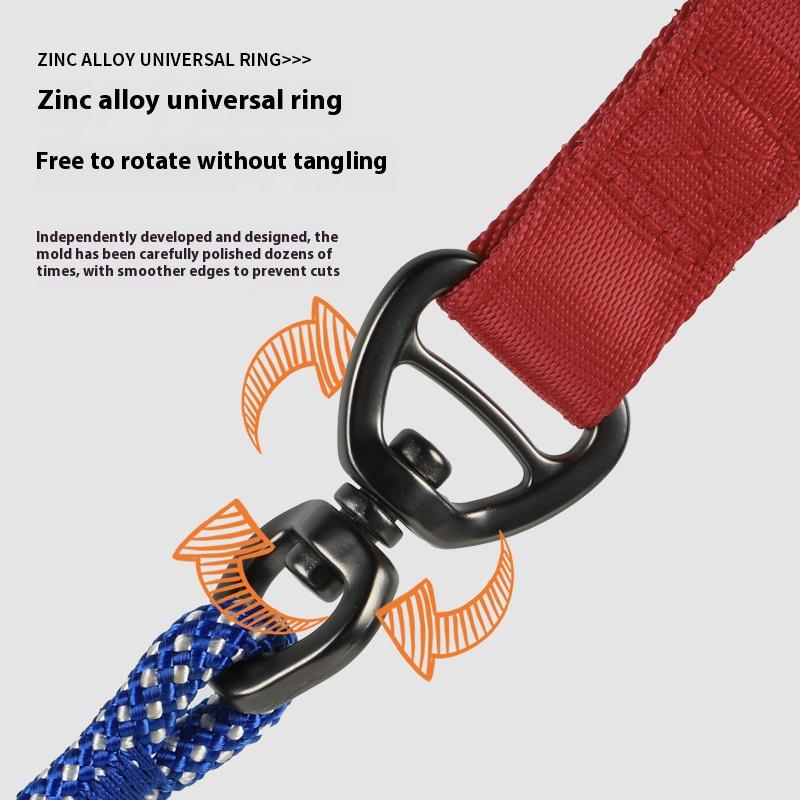 Slip Lead Dog Leash For Puppy Small Dogs Training And Walking Nylon Rope Leash Pet Anti-choking P-sharped Dog Slip Chains Collar