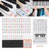 Piano Keyboard Stickers 25 / 49 / 54 / 61 / 88 Key Piano Electronic Keyboard Stave Note Sticker Symbol